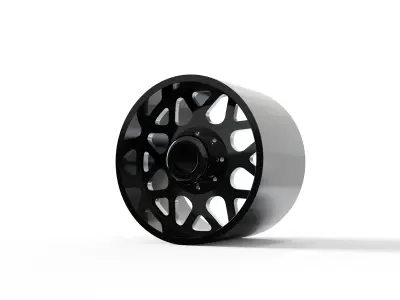 REAR SPECIALITY FORGED D009 WHEEL 3D MODEL 3D model