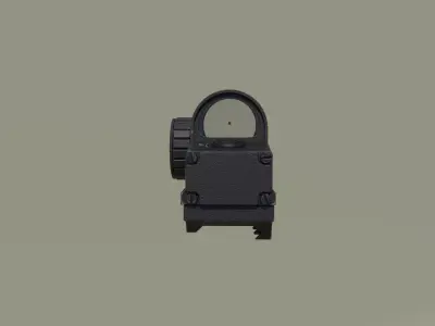 Belomo RS-M Compact Red Dot Sight Low-poly 3D model