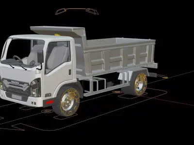 Isuzu Elf DumpTruck 3D model