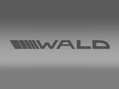 Wald logo  3D model