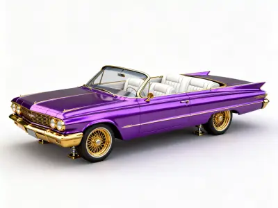 Royal Bounce Custom Lowrider 3D Model Low-poly 3D model