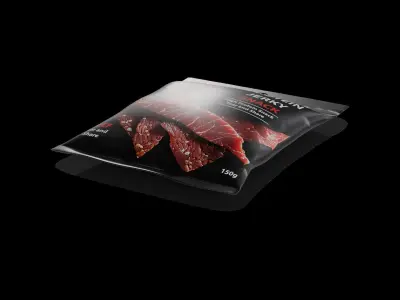 Snacks Beef Jerky Low-poly 3D model purchase