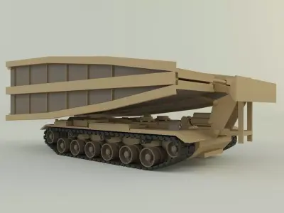 M60 AVLB Bridge Layer military vehicle 3D model