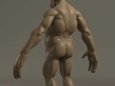 Ape Warrior 3D model
