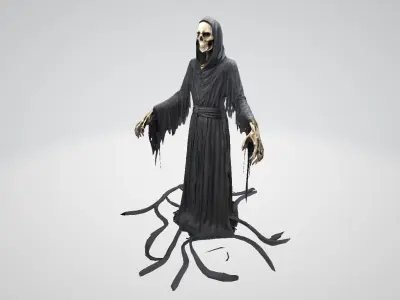 Spectral Guardian Low-poly 3D model