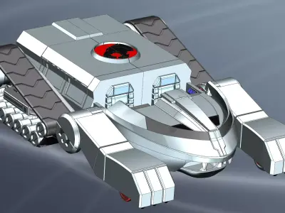 Thundercats Thundertank 3d printed 3D print model