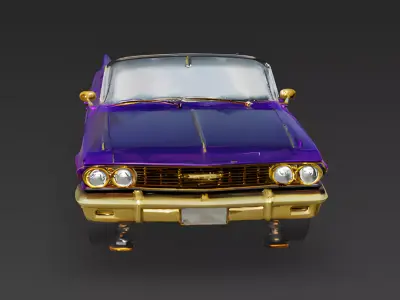 Royal Bounce Custom Lowrider 3D Model Low-poly 3D model