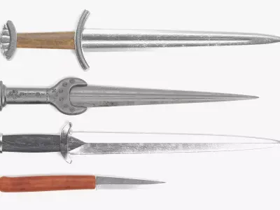 -Viking Daggers- 3D model