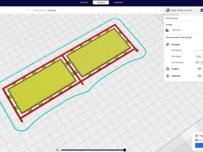 Industrial railing  3D print model purchase