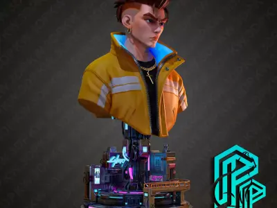 Base Cyberpunk 004 3D print model purchase