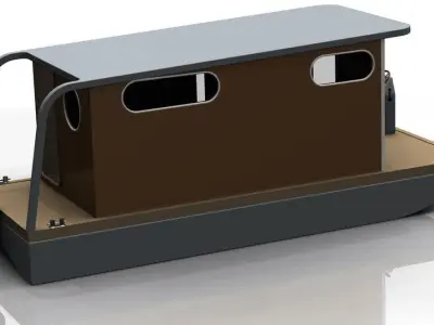 Floating house Free 3D model