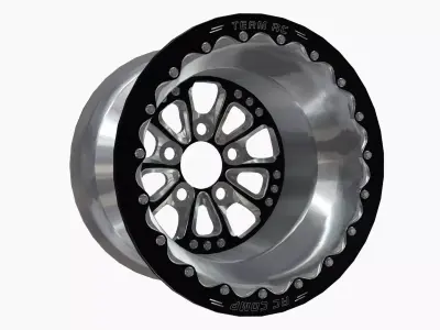 RC Components Exile Drag Rear Wheel Low-poly 3D model