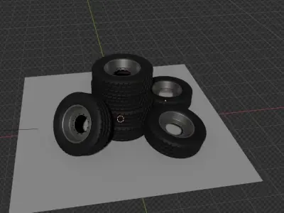 Tire HQ 3D model