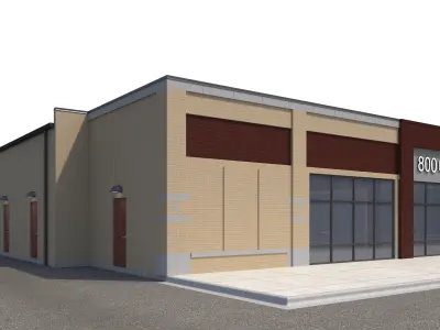 Retail-111 Retail Store 3D model