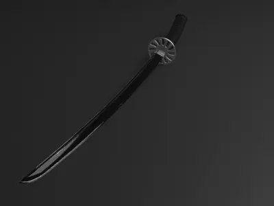 Katana Black 3D model