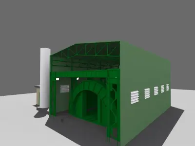 wagon tippler 3D model