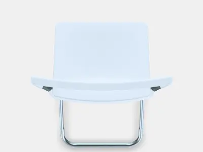 GUNDE Folding chair 1 Low-poly 3D model