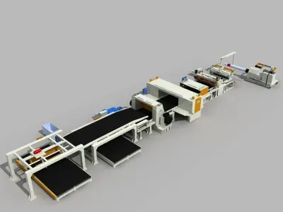 Cutting line Equipment 3D model