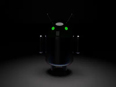 android model with eyes Free 3D model
