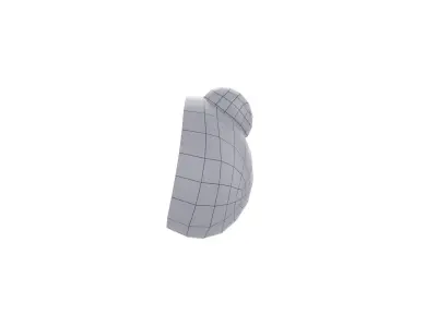 Muzzle 001 Low-poly 3D model