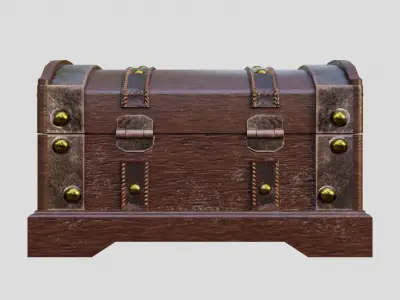 Treasure Chest 3D model 2