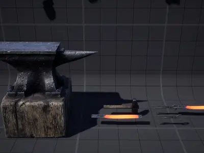 G2 Weapons Low-poly 3D model