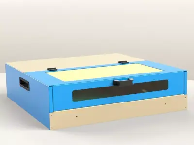 Laser Engraving Enclosure 3D model
