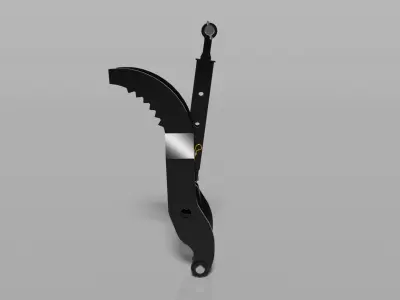 Stiff Ling Thumbs 432mm 17in Low-poly 3D model