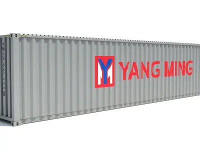 Shipping Container Yang Ming 3D model