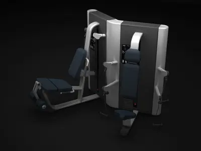 Multistation GYM Machine Collection 3D Model Pack