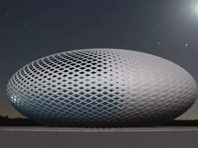 Building in concept 3D model