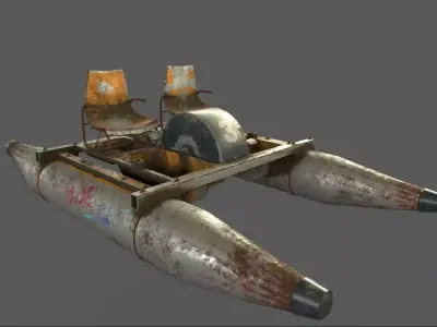 Water Bike no 3 3D model
