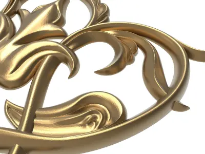  decorative pattern ready for 3D printing 3D model 496