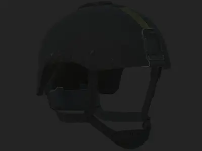 MICH 2001 Low-poly 3D model