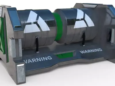 Sci-Fi Generator V2 Free low-poly 3D model