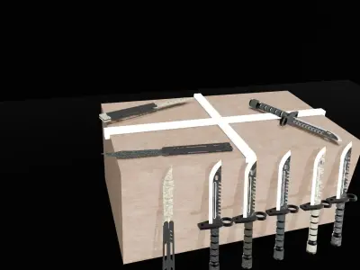 Combo m9 and baterflu 3D model