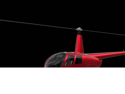 Robinson R66 Modelo 3D 3D model