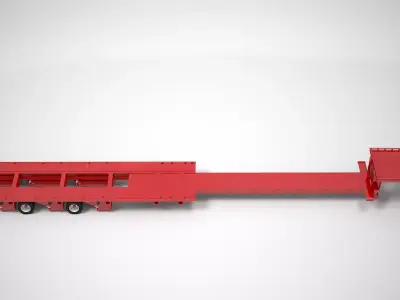 House Moving Trailer 3D model
