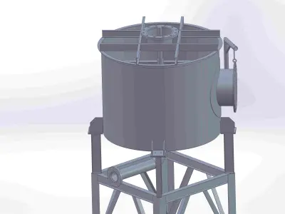 Industrial mixer Free 3D model