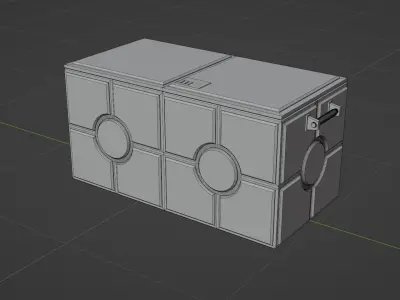 Star Wars Crate-001 Low-poly 3D model