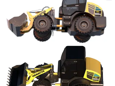 komatsu wa 80 m-8 3D model