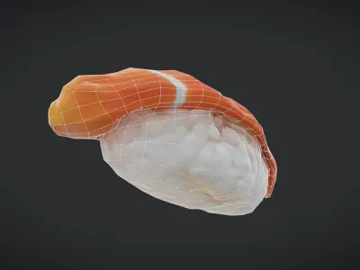 Sushi - Nigiri Low-poly 3D model