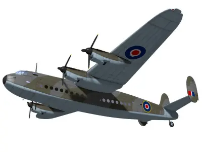 Avro York 3D model