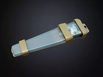 Strobe Marker Light IFF Beacon Signal Lamp high model 3D model