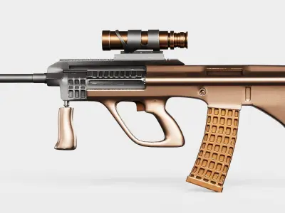 Aug riffle 3D model
