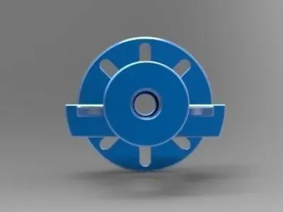 RC Boat Motor Shaft unit 3D print model