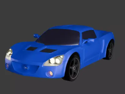 opel speedster 3D model
