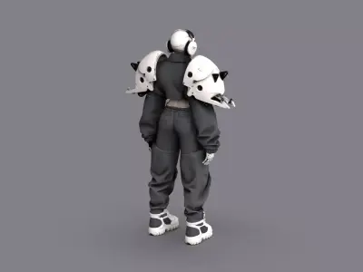 Night City Character Resident 3D model order