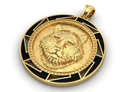 Bear Pendant  3D print model