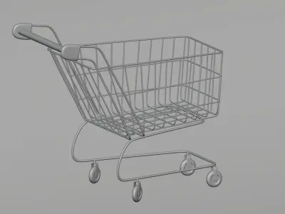 Cart shop 3D model